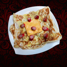 Prata Egg Cheese Hotdog Prata Egg Cheese Hotdog